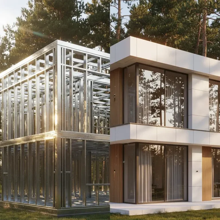 قیمت سازه LSF در سال ۱۴۰۴ | آنالیز دقیق و جدول ریز هزینه‌های ساخت ویلا