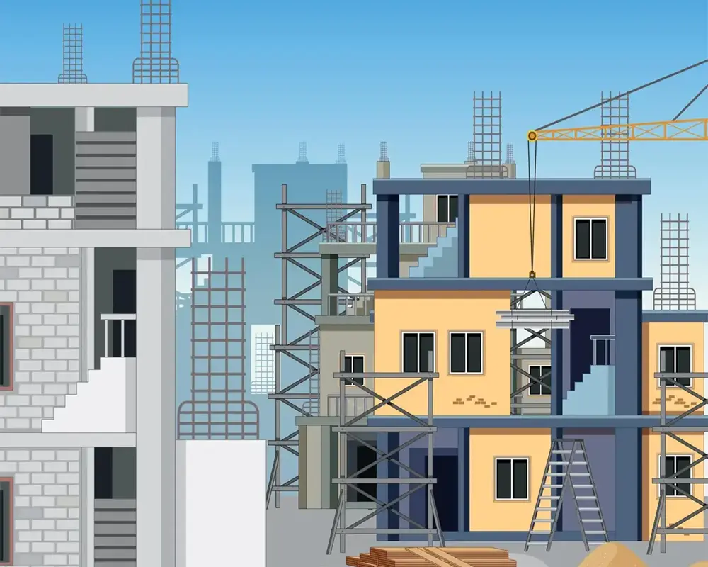 مقایسه جامع LSF و بتن | تفاوت ال اس اف با اسکلت فلزی | مقایسه سازه LSF با بتنی | سازه LSF | پردیس گیلان | 