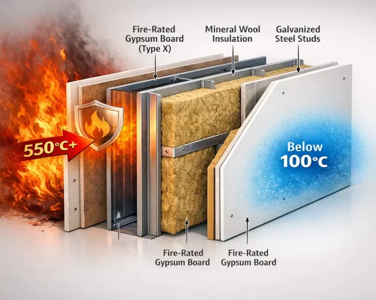 ایمنی حریق در ساختمان‌های ال اس اف (LSF)