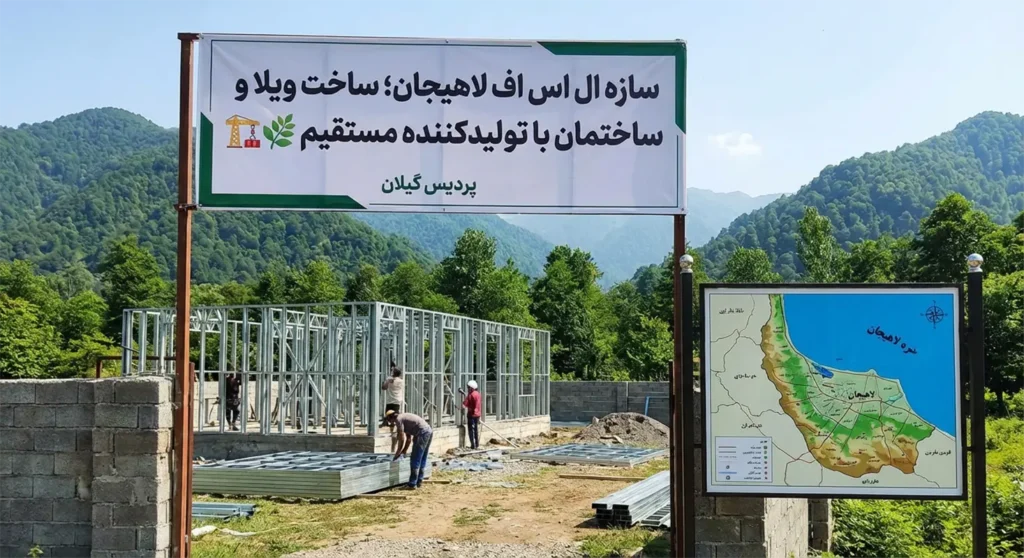 به دنبال اجرای سازه ال اس اف لاهیجان هستید؟ پردیس گیلان تولیدکننده مستقیم LSF، ویلای شما را ضدزلزله، سریع و ارزان می‌سازد. برای مشاوره رایگان و استعلام قیمت.